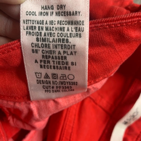 JOE’S JEANS | Bright Red Skinny Fit Ankle Jeans - Picture 7 of 8